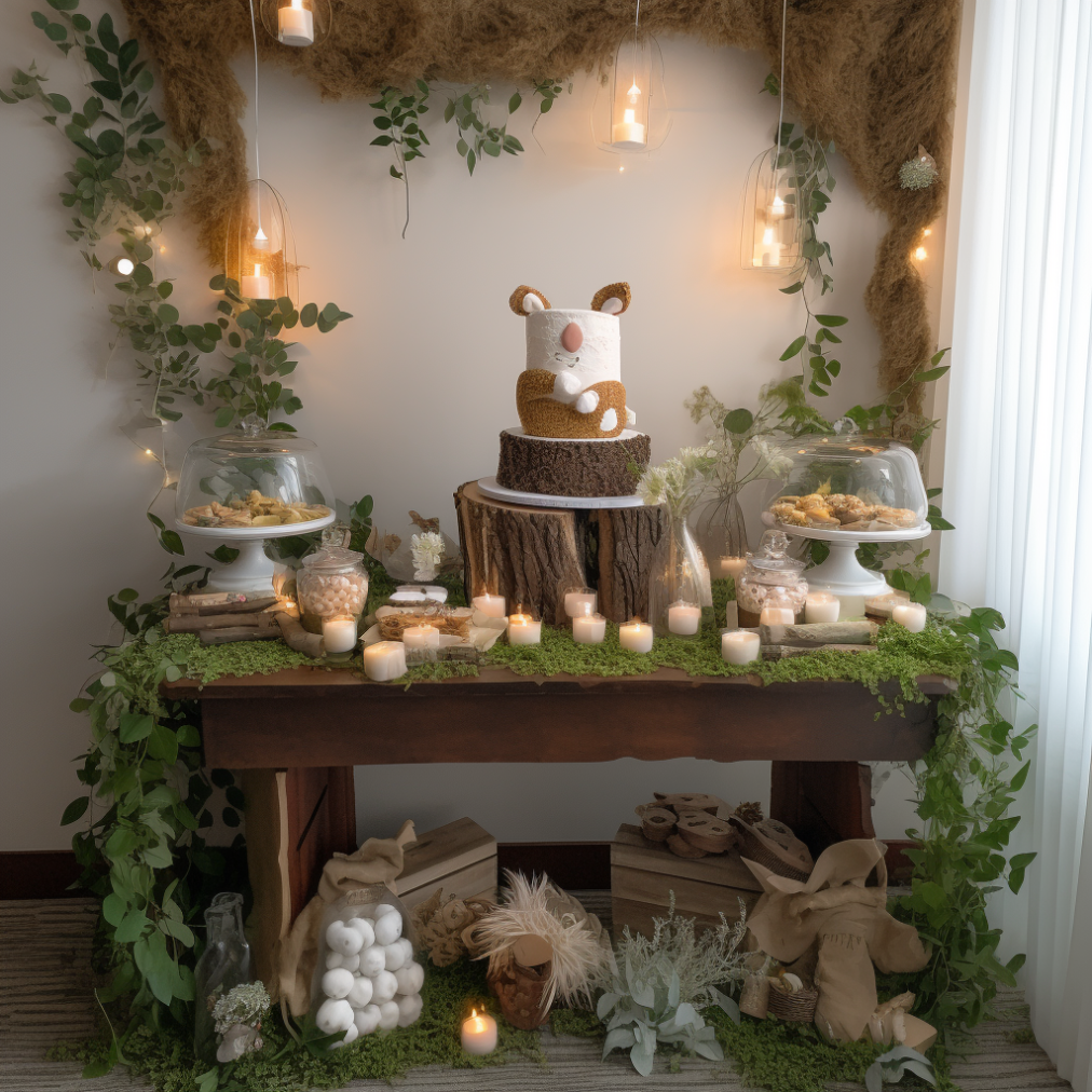 Whimsical Woodland baby shower theme