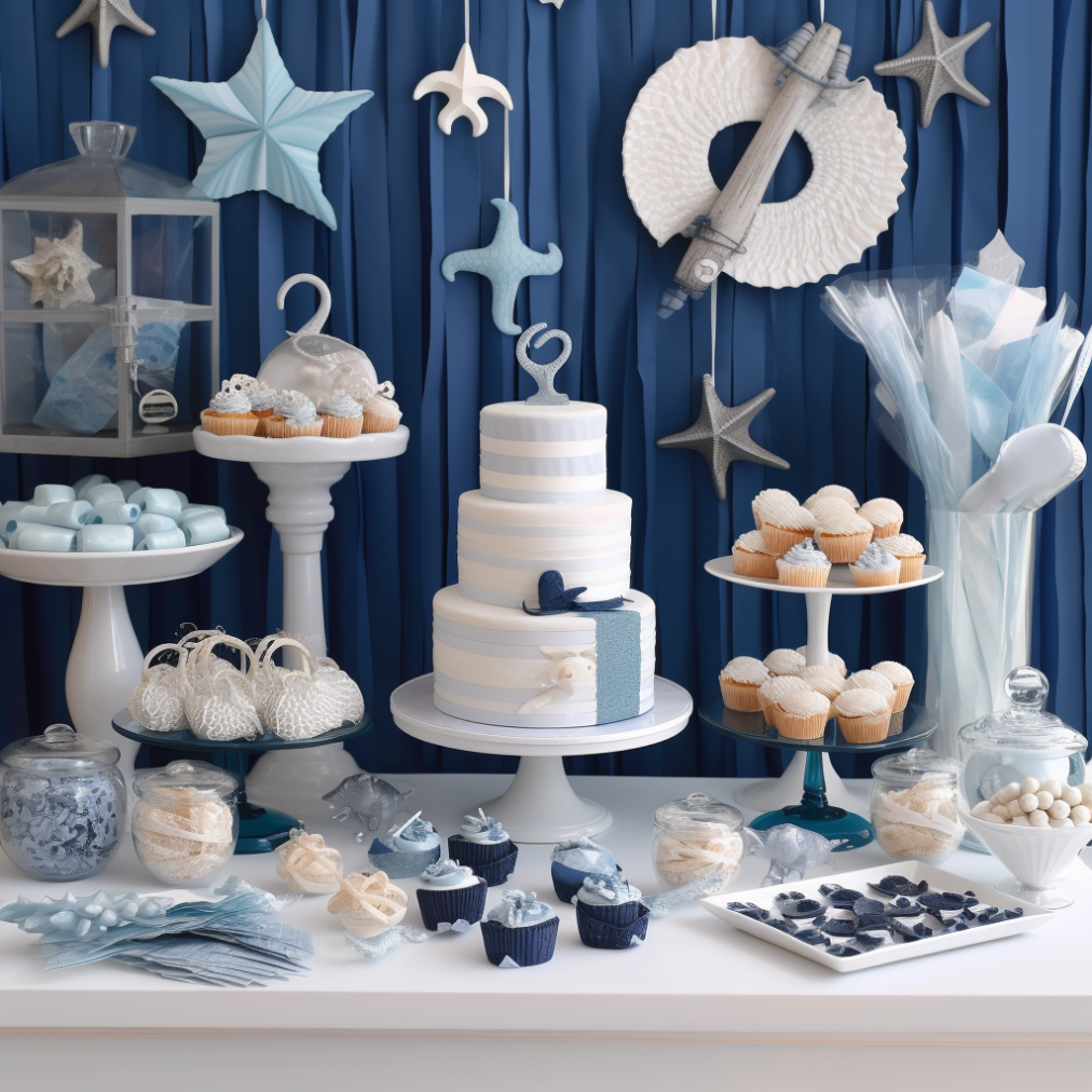 Nautical Adventure baby shower theme