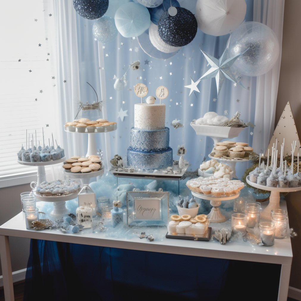 Celestial Dreams baby shower theme